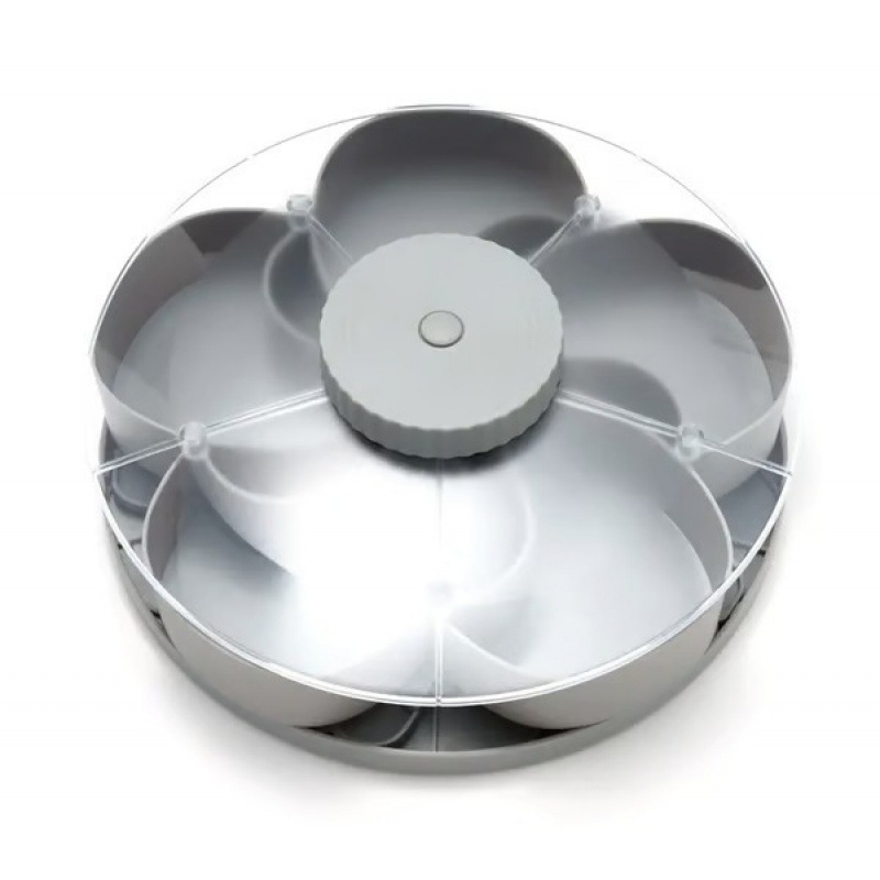 Roterende Snack Tray met Vakken