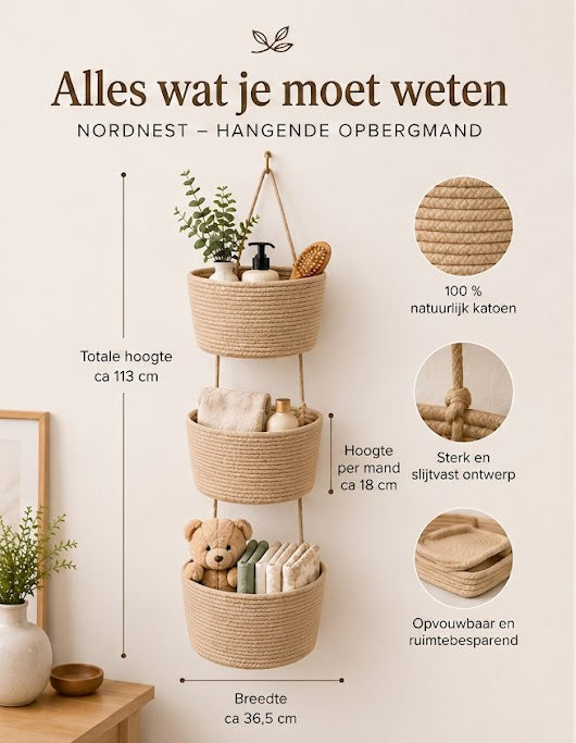 NordNest – Hangende Opbergmand
