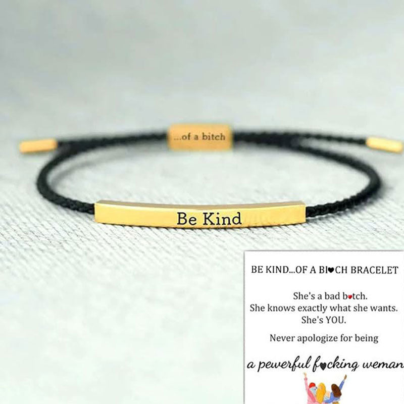Gevlochten Roestvrijstalen Armband – Inspirerende & Motiverende Armband
