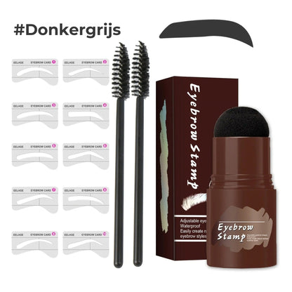 Professionele Wenkbrauw Stempel & Sjablonen Set - Voor Perfecte Symmetrie