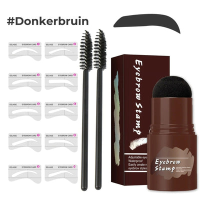 Professionele Wenkbrauw Stempel & Sjablonen Set - Voor Perfecte Symmetrie