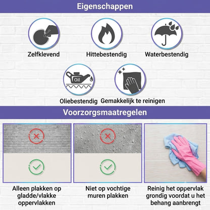 Keuken Antivetsmeermiddel Sticker | Voorkomt Vetspatten