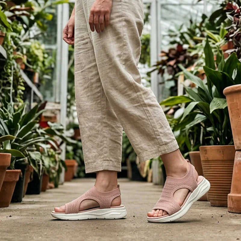 Comfortabele en Ademende Platte Sandalen