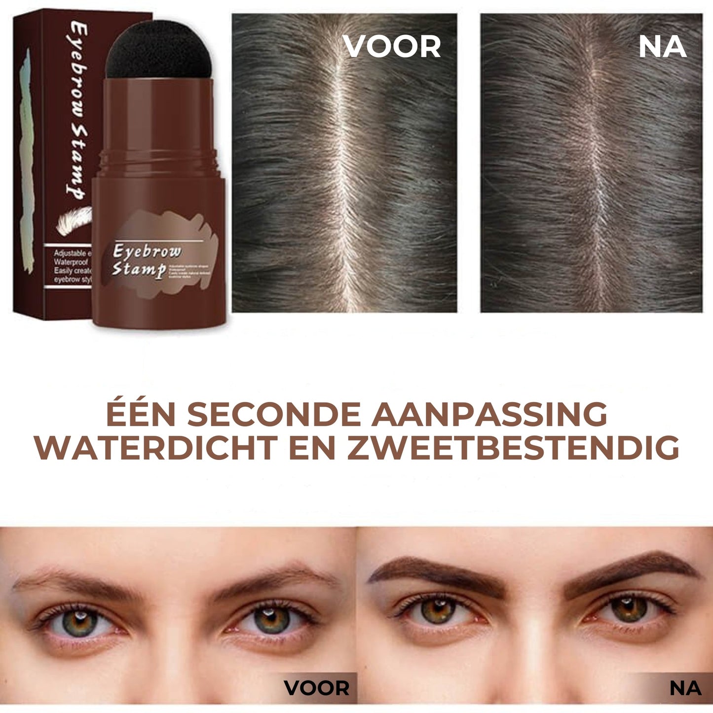 Professionele Wenkbrauw Stempel & Sjablonen Set - Voor Perfecte Symmetrie