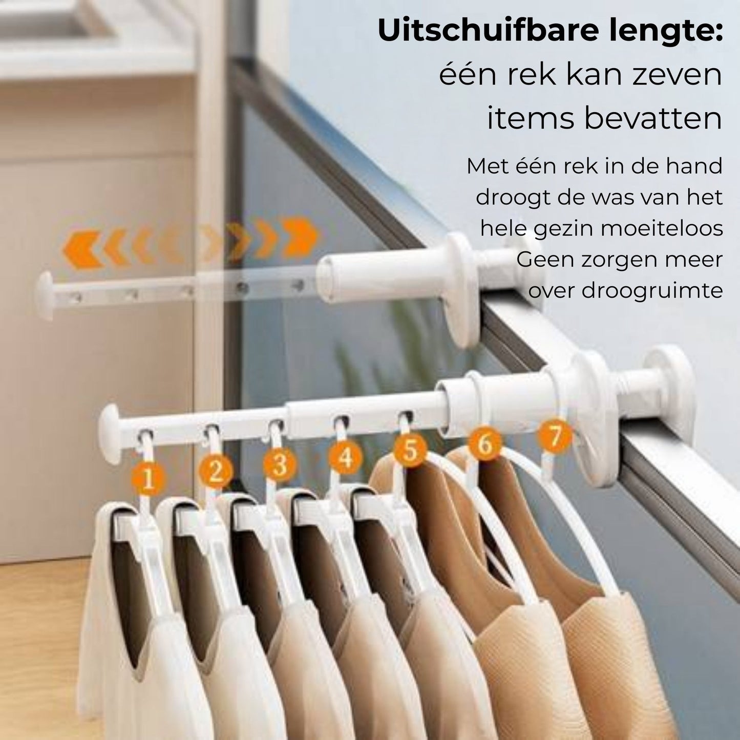 Telescopisch Uitschuifbaar Droogrek