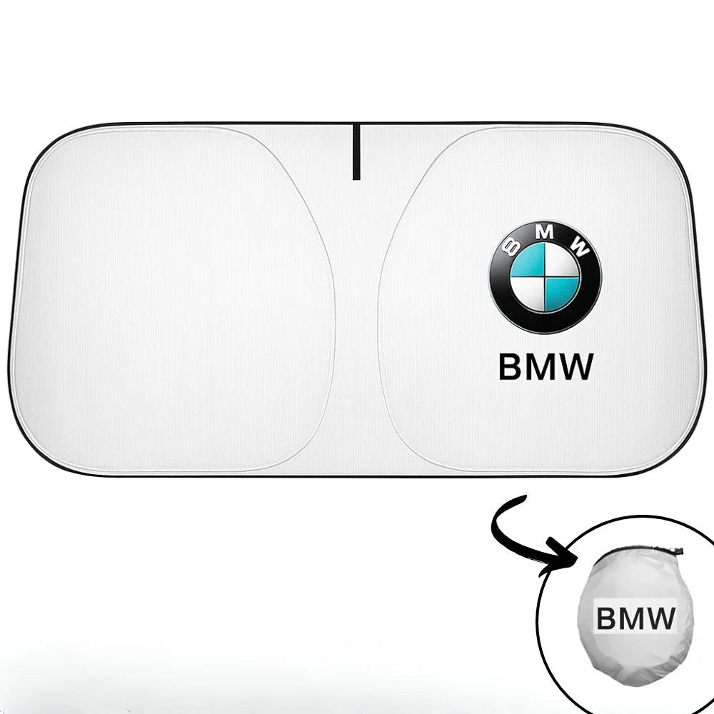 Opvouwbaar zonnescherm met auto-logo