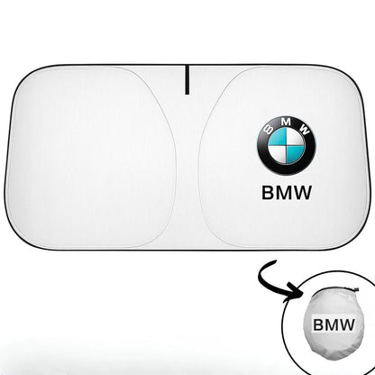 Opvouwbaar zonnescherm met auto-logo