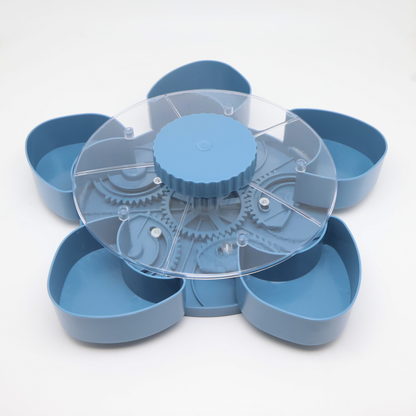 Roterende Snack Tray met Vakken