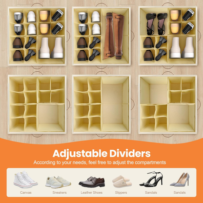 Opvouwbare Stoffen Schoenen Opbergdoos