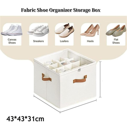 Opvouwbare Stoffen Schoenen Opbergdoos