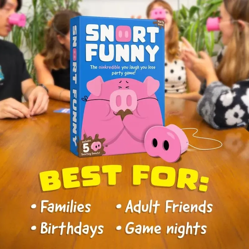 Varkenssnuit Partyspel – Het Ultieme 'Niet Lachen' Gezelschapsspel