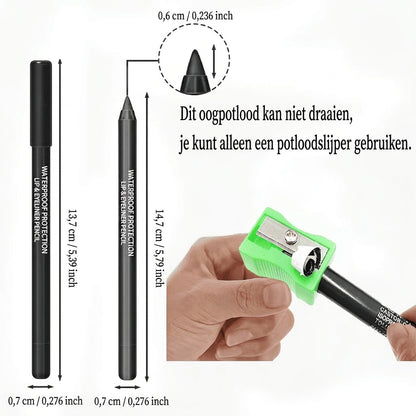 14-Delige Waterproof Gekleurde Gel Eyeliner Set 👁️🌈✏️