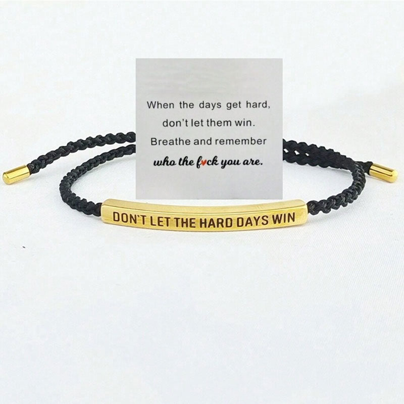 Gevlochten Roestvrijstalen Armband – Inspirerende & Motiverende Armband