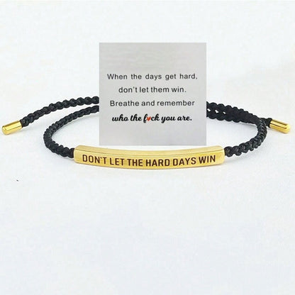Gevlochten Roestvrijstalen Armband – Inspirerende & Motiverende Armband