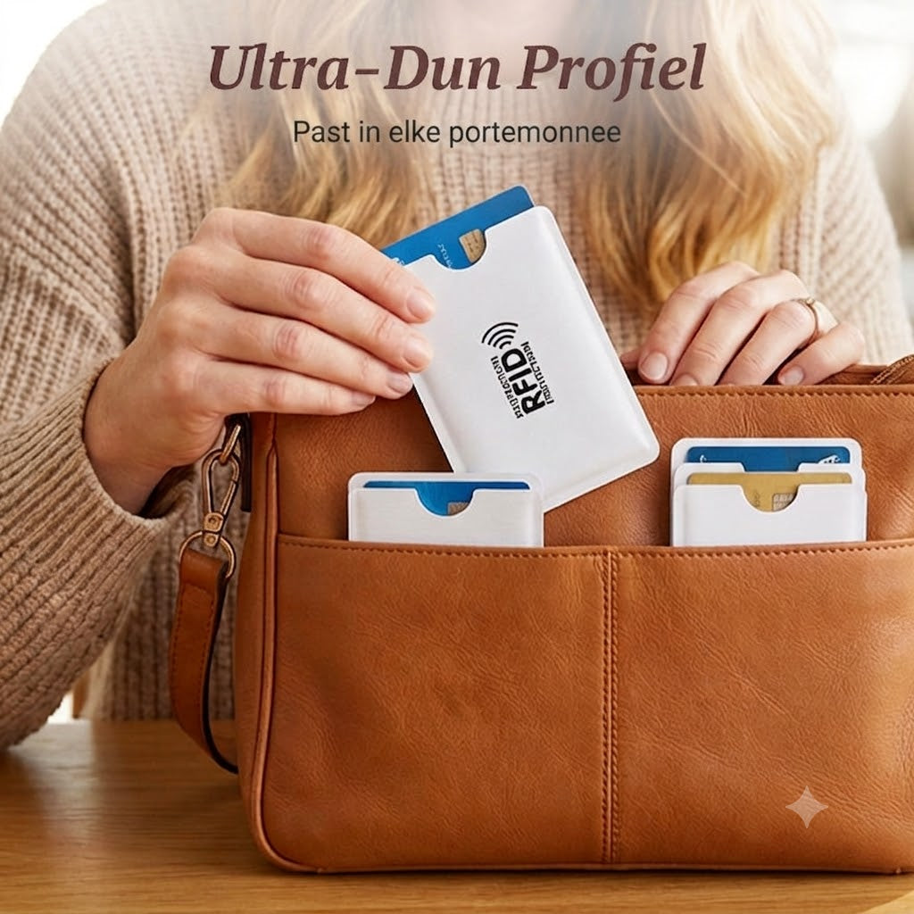 RFID Blokkerende Creditcard Hoesjes / Anti-Skim Creditcard Sleeves