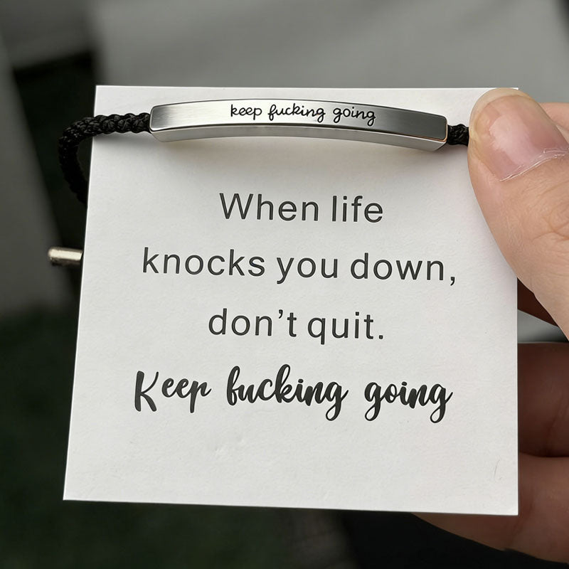 Gevlochten Roestvrijstalen Armband – Inspirerende & Motiverende Armband