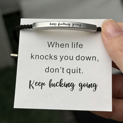 Gevlochten Roestvrijstalen Armband – Inspirerende & Motiverende Armband