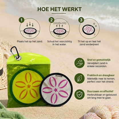 Strandreiniger voor het verwijderen van zand