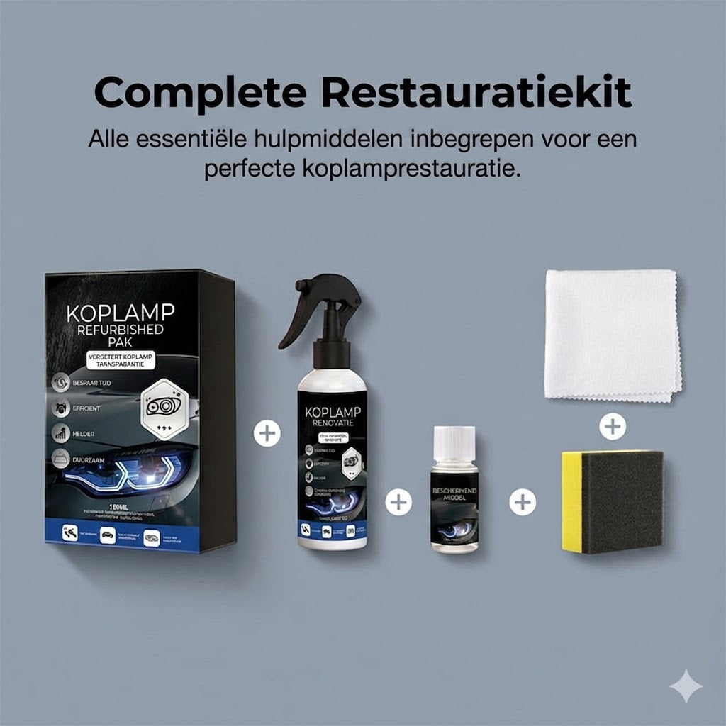 🚗 Professionele Koplamp Reparatie Set 🔆