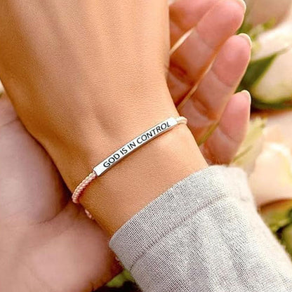 Gevlochten Roestvrijstalen Armband – Inspirerende & Motiverende Armband
