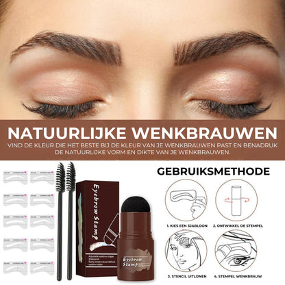 Professionele Wenkbrauw Stempel & Sjablonen Set - Voor Perfecte Symmetrie