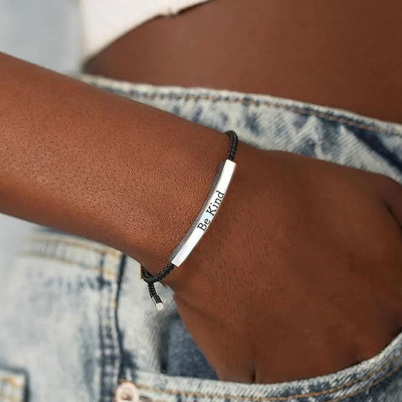Gevlochten Roestvrijstalen Armband – Inspirerende & Motiverende Armband