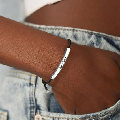 Gevlochten Roestvrijstalen Armband – Inspirerende & Motiverende Armband