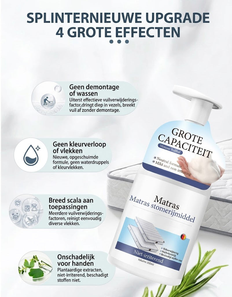 Matrasvlekken Verwijderaar Spray-300ML