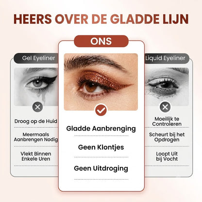 14-Delige Waterproof Gekleurde Gel Eyeliner Set 👁️🌈✏️