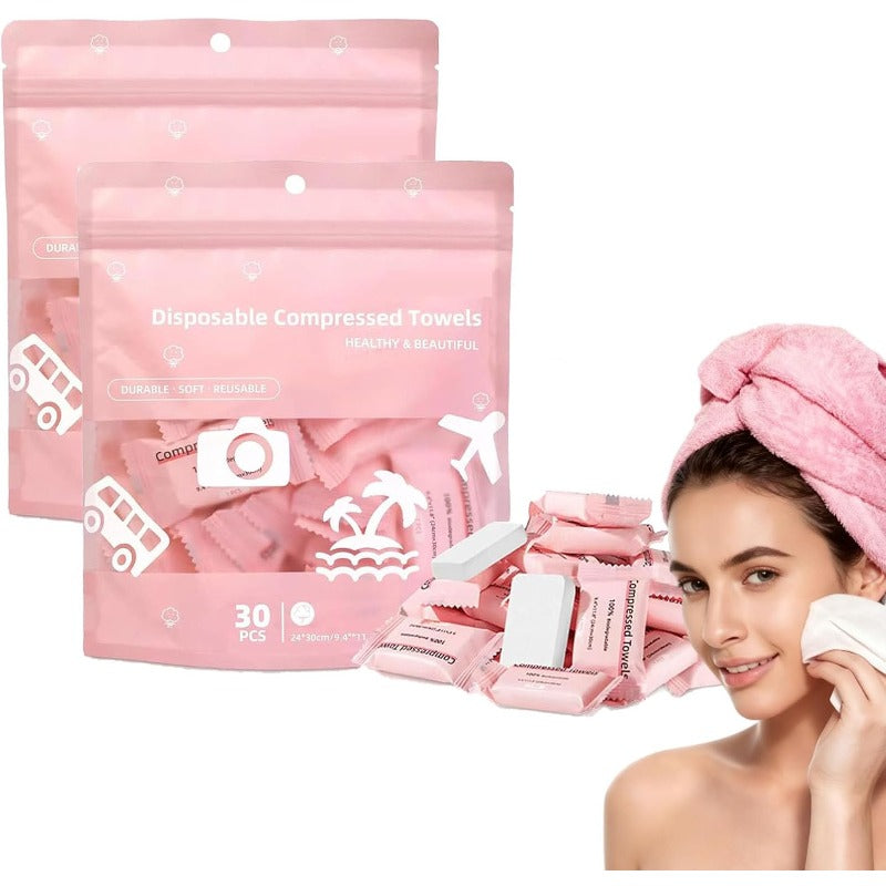 Gecomprimeerde Handdoektabletten - Compacte Reishanddoeken voor Camping & Outdoor