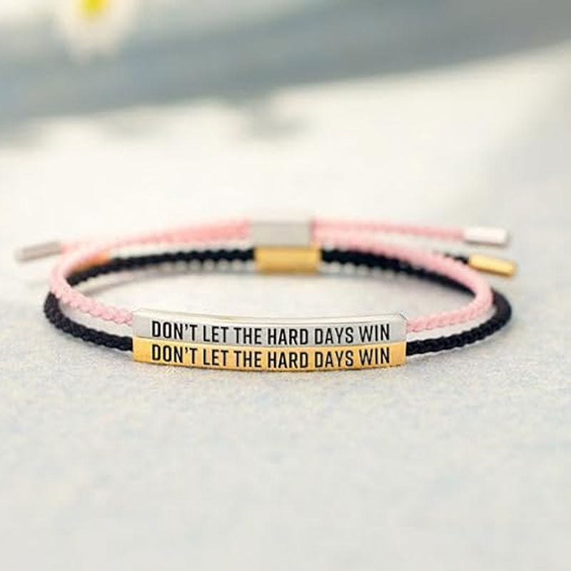 Gevlochten Roestvrijstalen Armband – Inspirerende & Motiverende Armband
