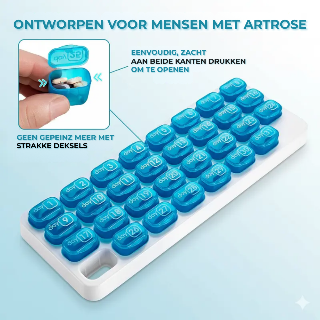 Maandelijkse Pillendoos 31 Dagen