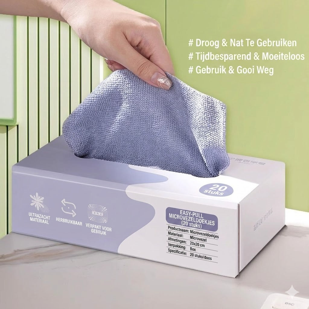 Herbruikbare schoonmaakdoek
