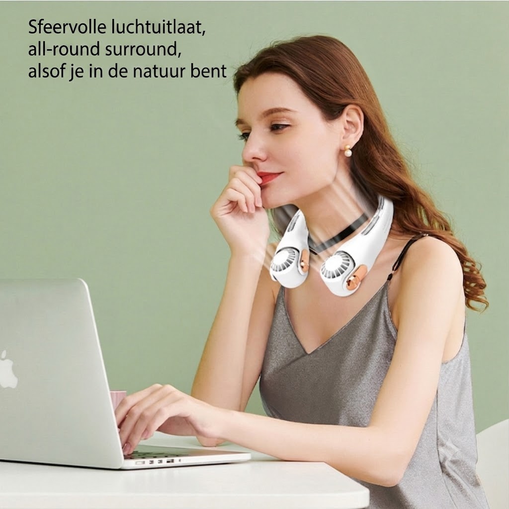 Nek Airco & Ventilator – Stille Persoonlijke Koeling voor de Zomer