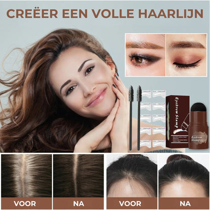 Professionele Wenkbrauw Stempel & Sjablonen Set - Voor Perfecte Symmetrie