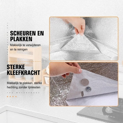 Keuken Antivetsmeermiddel Sticker | Voorkomt Vetspatten
