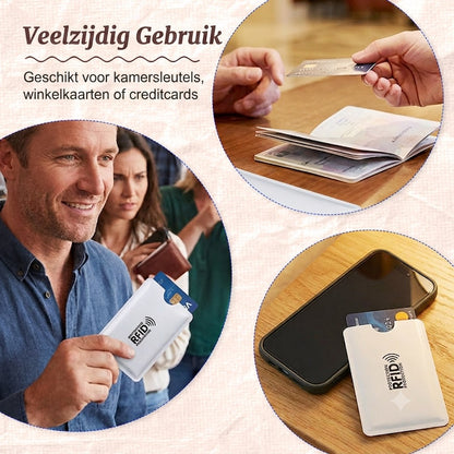 RFID Blokkerende Creditcard Hoesjes / Anti-Skim Creditcard Sleeves