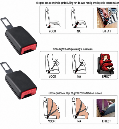 Autogordel Verlenger（1 Set 2 Stuks ）