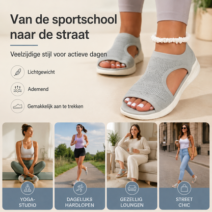 Comfortabele en Ademende Platte Sandalen
