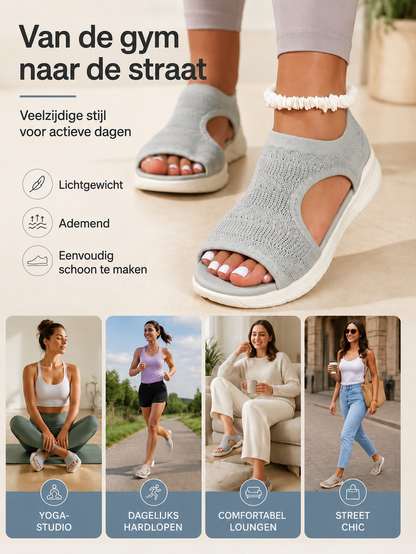 Comfortabele en Ademende Platte Sandalen