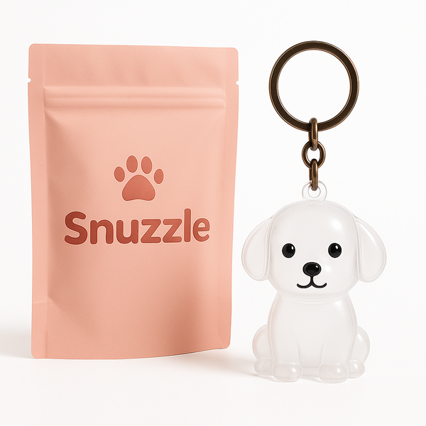 Snuzzle Gepersonaliseerde Dierenhaar Sleutelhanger - Uniek Gedenksieraad voor Hond & Kat