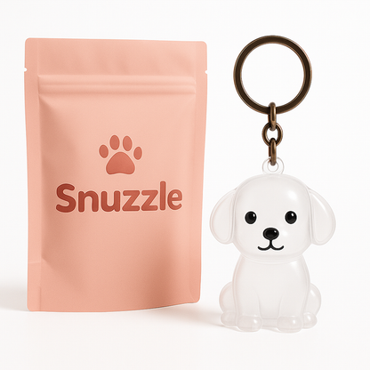 Snuzzle Gepersonaliseerde Dierenhaar Sleutelhanger - Uniek Gedenksieraad voor Hond & Kat