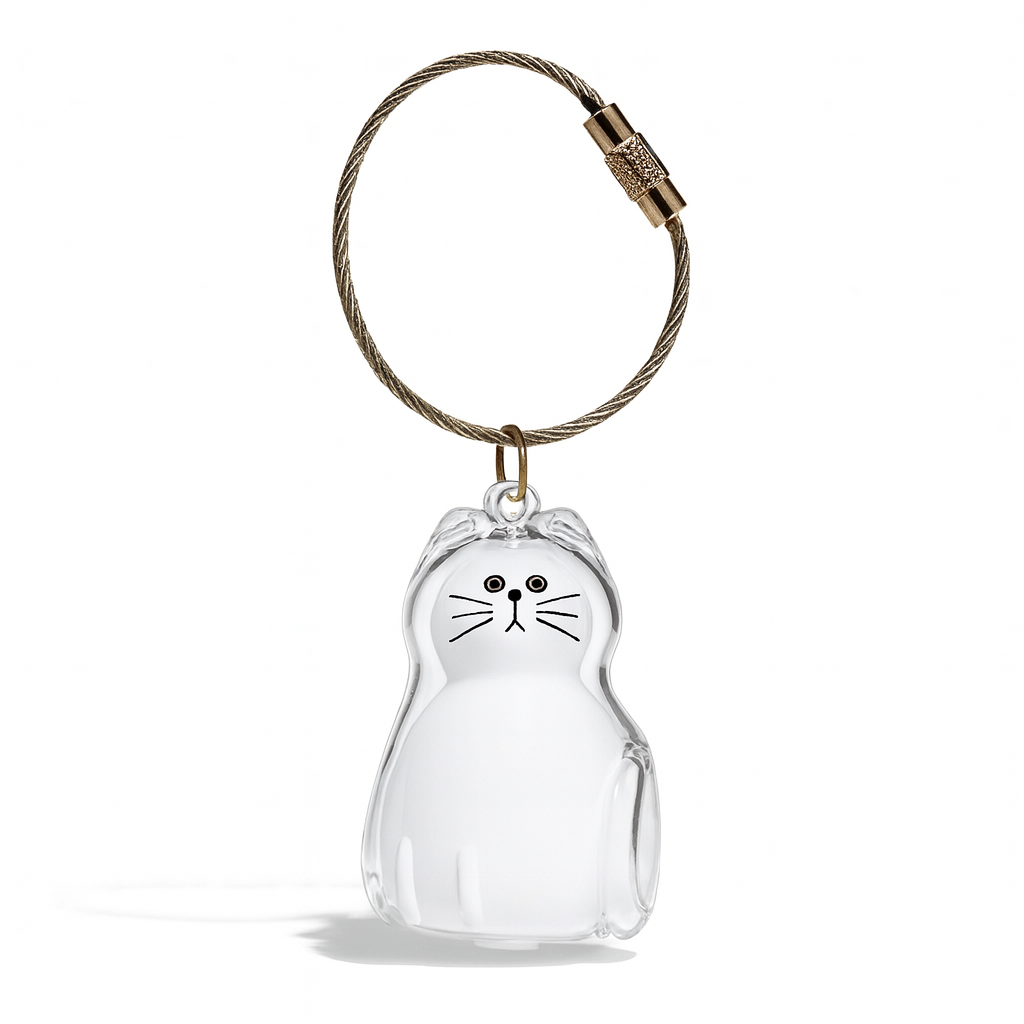 Snuzzle Gepersonaliseerde Dierenhaar Sleutelhanger - Uniek Gedenksieraad voor Hond & Kat