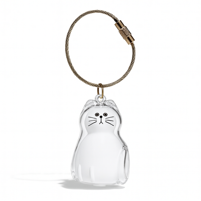 Snuzzle Gepersonaliseerde Dierenhaar Sleutelhanger - Uniek Gedenksieraad voor Hond & Kat