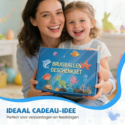 [12 Stuks] Magische Badbruisballen met Verrassing - Zeedieren Speelgoed Binnenin