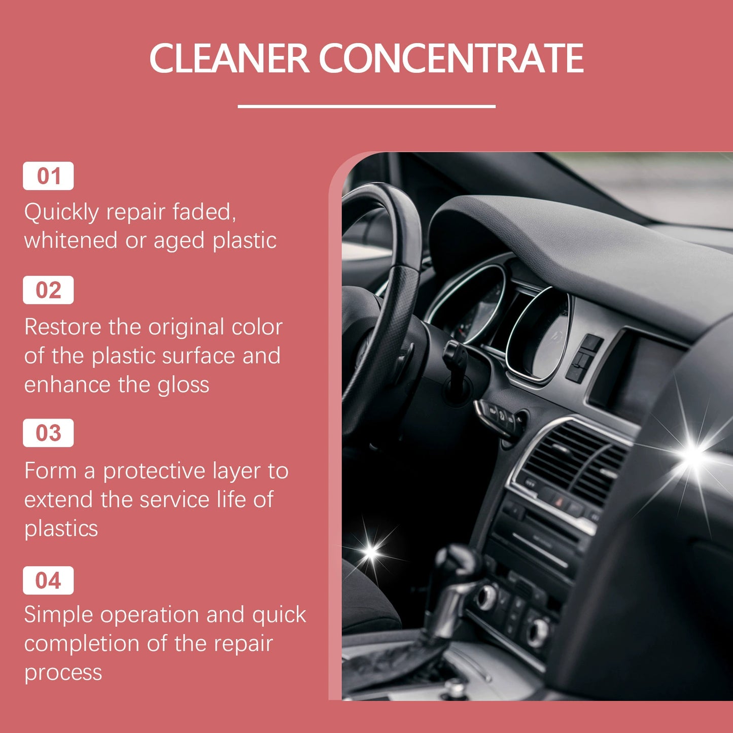 Premium Kunststof Vernieuwer voor Auto Interieur