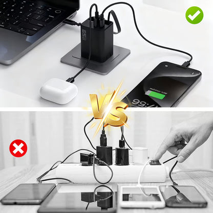 65W 3-in-1 Oproepbare Snellader