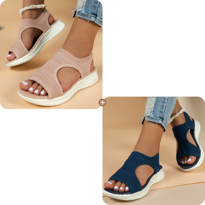 Comfortabele en Ademende Platte Sandalen