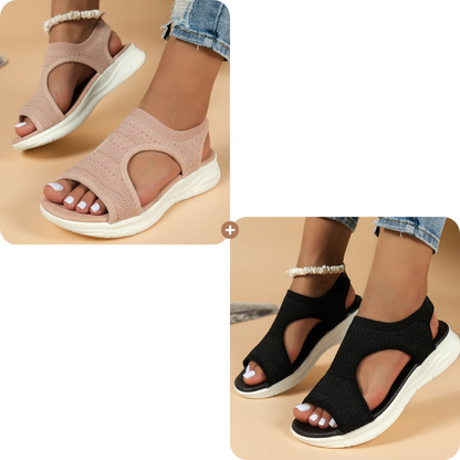 Comfortabele en Ademende Platte Sandalen