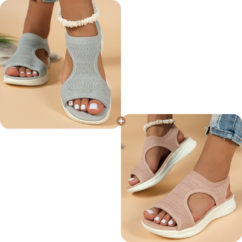 Comfortabele en Ademende Platte Sandalen